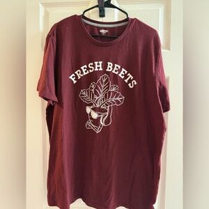 Old Navy Fresh Beets Maroon T-Shirt